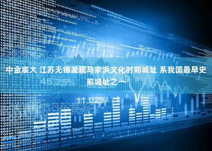 中金宸大 江苏无锡发现马家浜文化时期城址 系我国最早史前城址之一